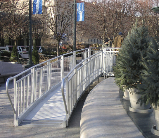 AlumiRamp ACOM Ramp System - Modular, Commercial, Aluminum Wheelchair Access Ramp 