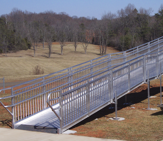 AlumiRamp ACOM Ramp System - Modular, Commercial, Aluminum Wheelchair Access Ramp 