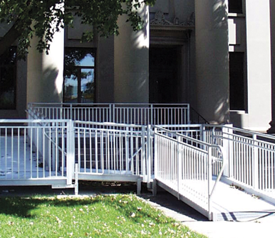 AlumiRamp ACOM Ramp System - Modular, Commercial, Aluminum Wheelchair Access Ramp 