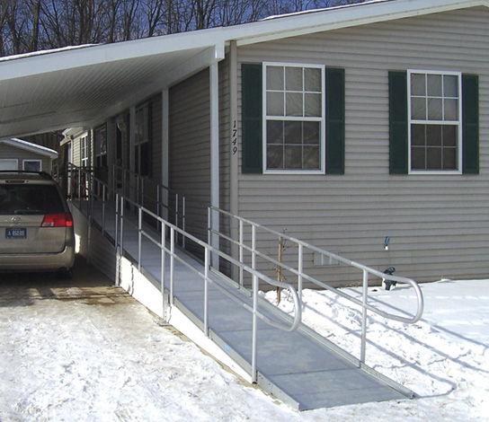 AlumiRamp Armada Ramp System - Modular, Residential, Aluminum Wheelchair Access Ramp