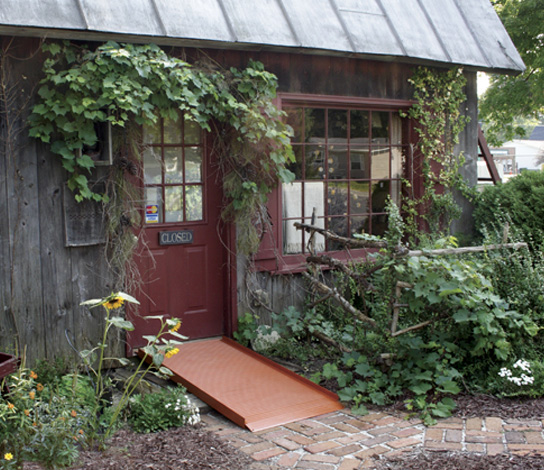 AlumiRamp AlumiLite Landscape Collection Colors - Aluminum Wheelchair Access Curb Ramp