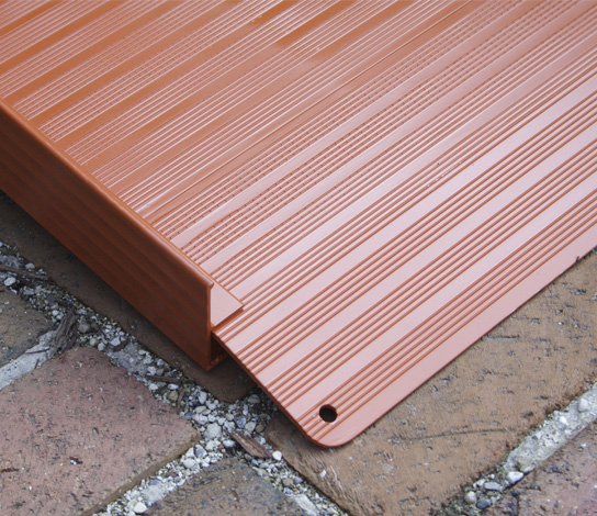 AlumiRamp AlumiLite Landscape Collection Colors - Aluminum Wheelchair Access Curb Ramp