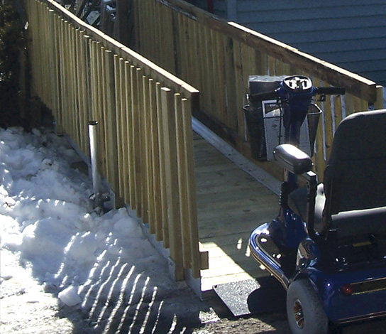 AlumiRamp Quick Ramp System - Modular, Wood and Aluminum Kit, Wheelchair Access Ramp