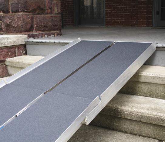 AlumiRamp Ready Ramp - Portable, Trifold, Aluminum Wheelchair Access Ramp