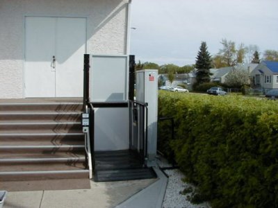 commercial trusty-lift vertical platform lift